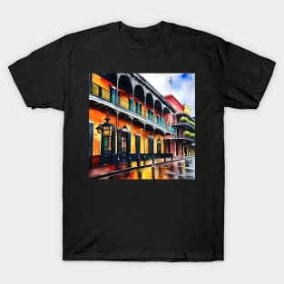 Memories of New Orleans - Bourbon Street T-Shirt